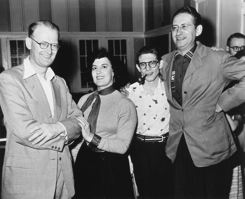 Arthur Charles Clarke, Evelyn Gold, Harlan Ellison i Robert Bloch