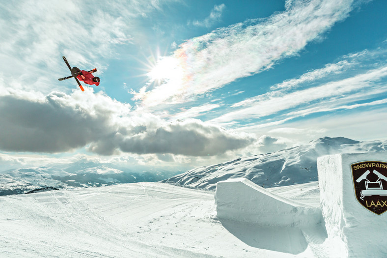 Szaleństwa w Snowpark’u w Laax