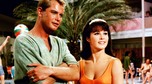 Troy Donahue i Stefanie Powers na planie "Palm Springs Weekend" (1963)