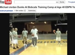 Zobacz, jak 48-letni Michael Jordan pakuje piłkę do kosza