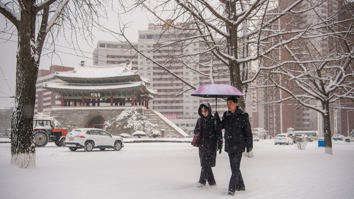 zima u Severnoj Koreji