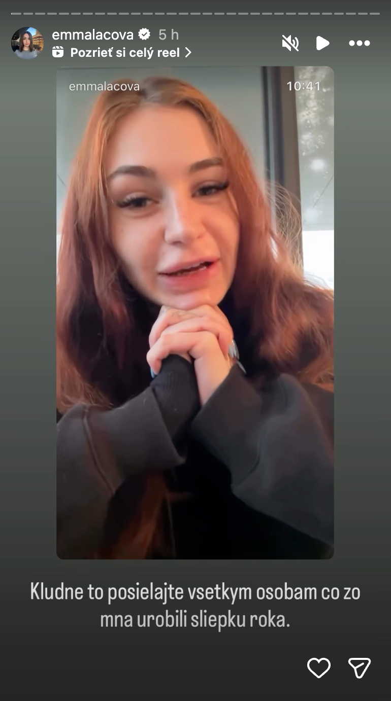 Influencerka Ema Lacová.