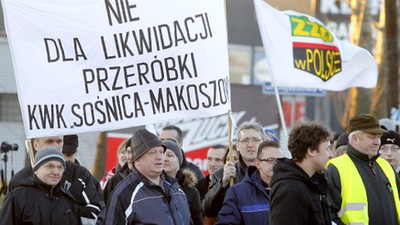 strajk, protest, górnicy, duda