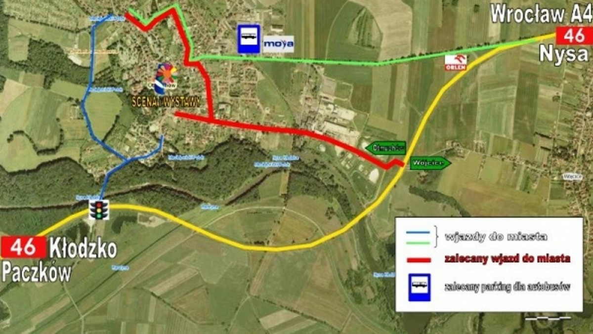 Uwaga kierowcy! W Otmuchowie zmiana organizacji ruchu. Zamknięty będzie rynek, zostaną wyłączone niektóre przystanki autobusowe, będą także obowiązywać objazdy. W piątek rozpoczyna się bowiem Lato Kwiatów.