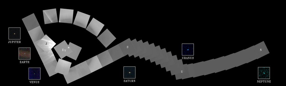 Tak Voyager 1 portretował Układ Słoneczny w 1990 r. 