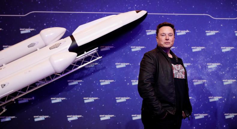 SpaceX CEO Elon Musk.(Photo by Hannibal Hanschke-Pool/Getty Images)