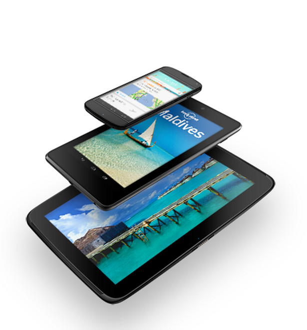 Nowości Google: Nexus 4, Nexus 7 i Nexus 10
