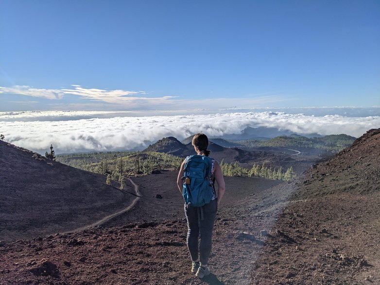 Montaña de la Botija, Park Narodowy Teide, Teneryfa. 