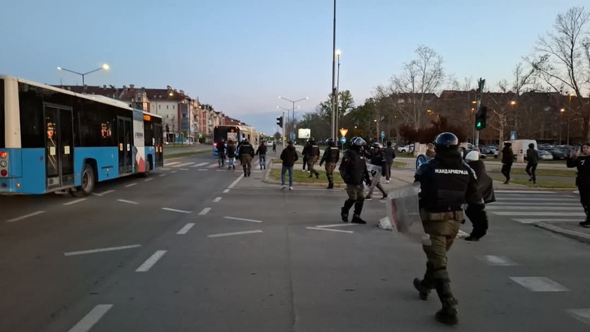 Studenti u blokadi blokirali GSP NS