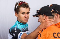 Dobra jazda Kwiatkowskiego. Przyjechał na czele peletonu