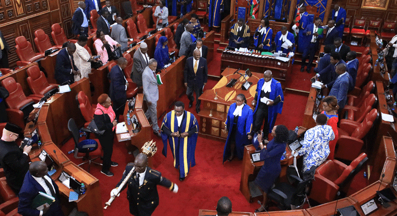 Senate adjourns debate on revenue sharing formula in protest of alleged arrest of Senators Malala, Langat, and Lelengwe