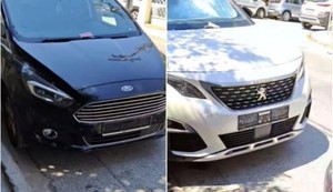 Tablice skinute na automobilima u Grčkoj