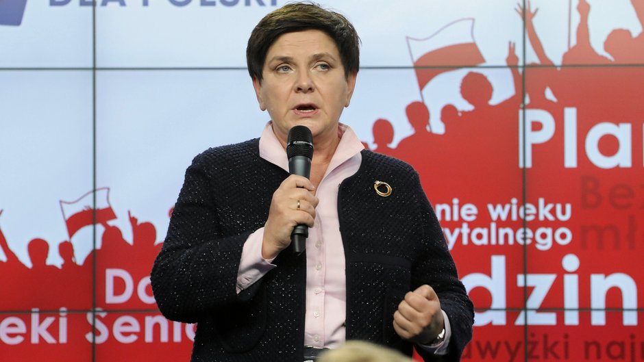 Beata Szydło w siedzibie Prawa i Sprawiedliwości (03.10.2019)