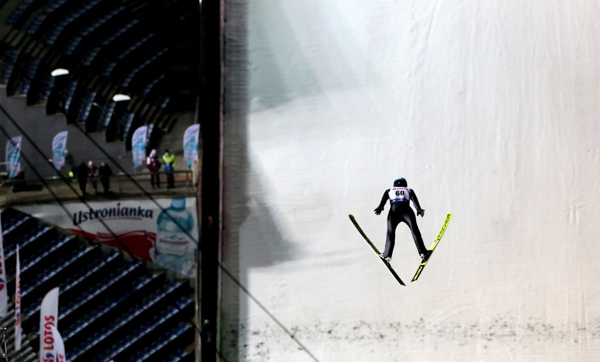 Kamil Stoch na treningu