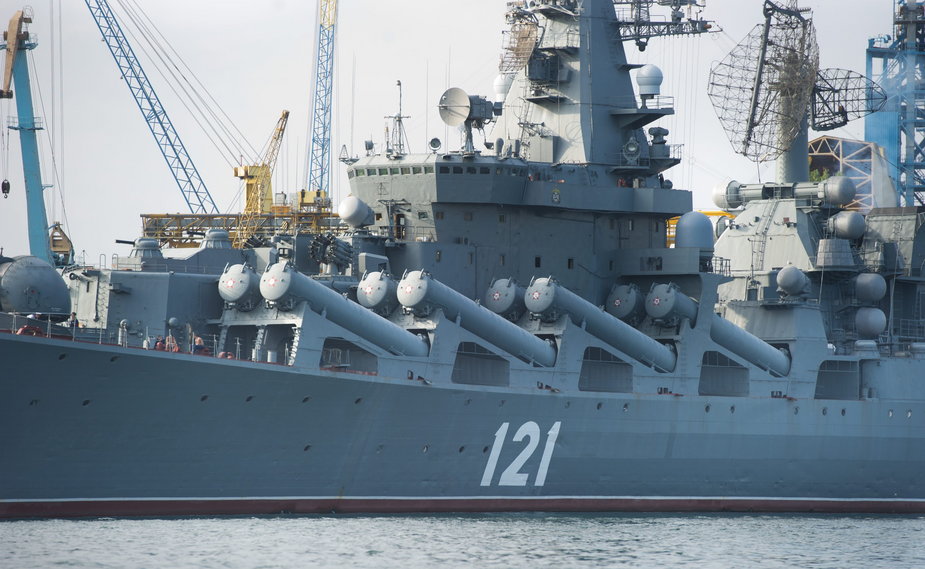 Krążownik Moskwa.