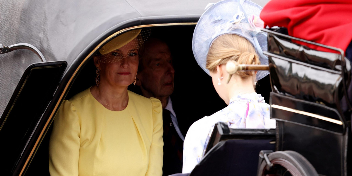 Księżna Sophie i jej córka, Louise, skradły show podczas Trooping the Colour.