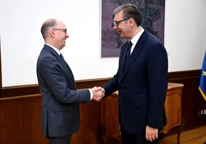 Aleksandar Vučić i Nils Anen