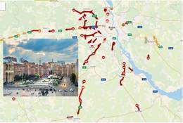Ukraina: ogromne korki na drogach wylotowych z Kijowa. Ulice dosłownie są zablokowane