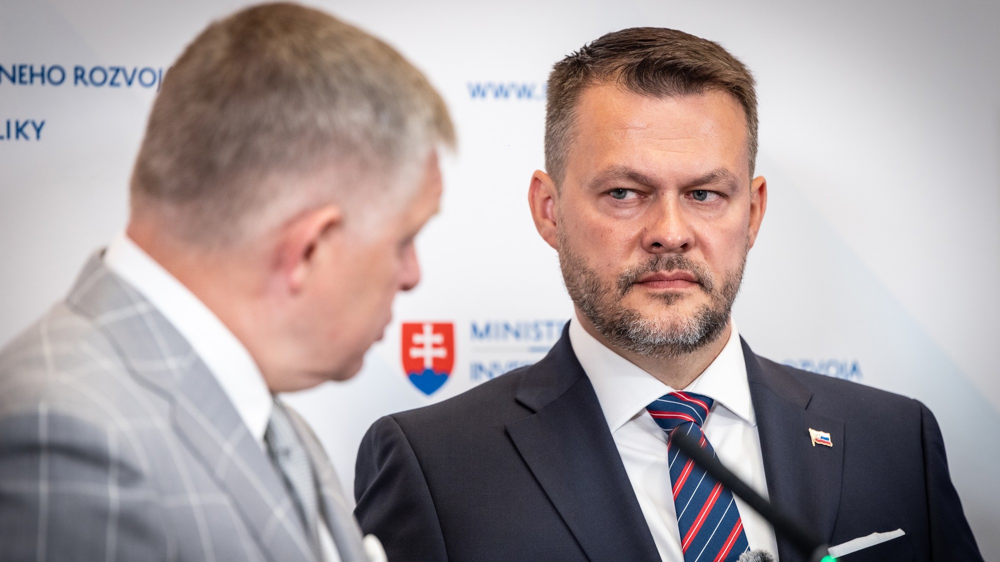 Samuel Migaľ a Robert Fico MIRRI 30.6.2025