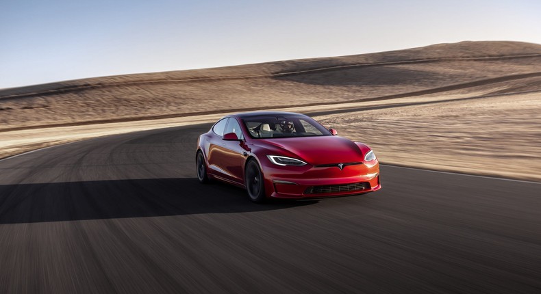 Tesla Model S Plaid. A model equipped with the Track Package set a new lap record on Friday at Nrburgring in Germany.Tesla