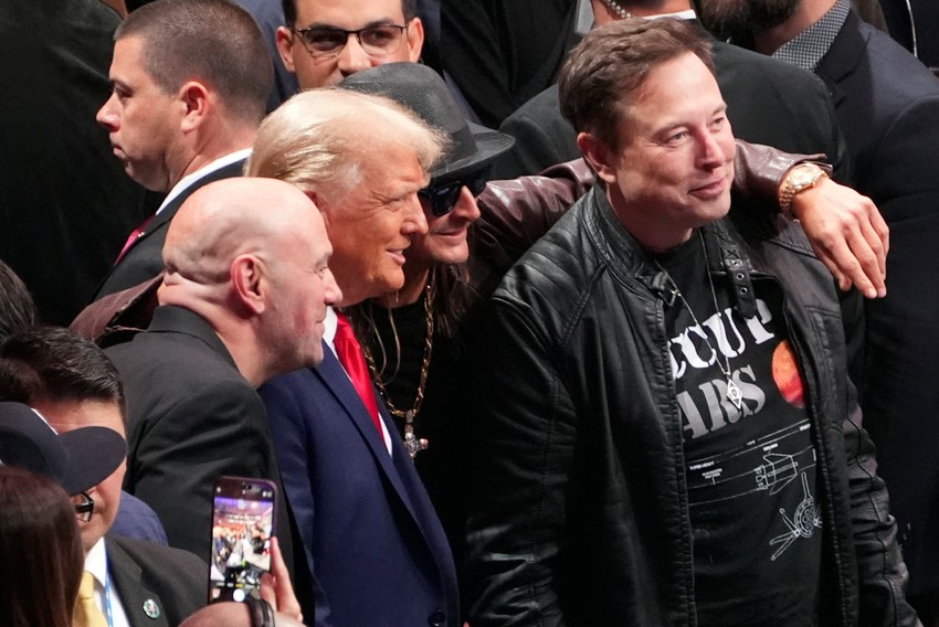 Donald Tramp na takmičenju UFC u Njujorku 16. novembra
