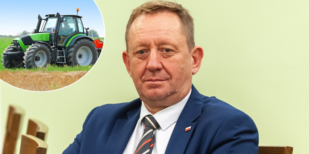 Fucha nowego ministra rolnictwa Roberta Telusa. Mógłby kupić za to traktor!