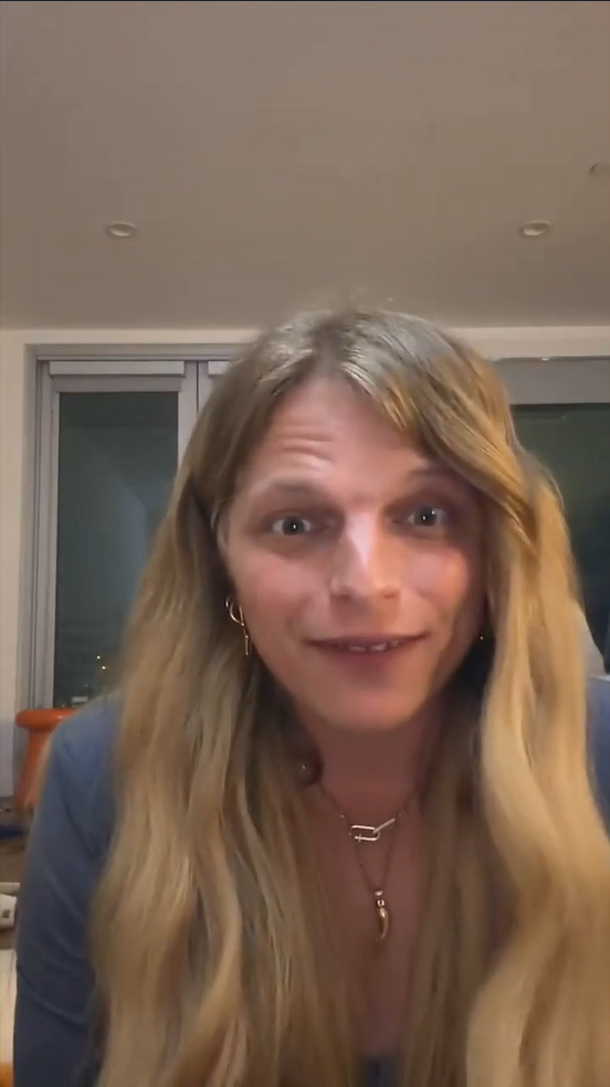 Americká influencerka Gwen McMullen. 