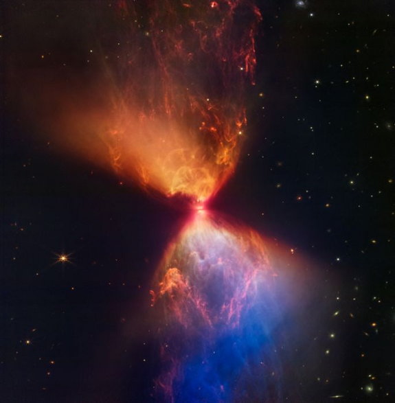 Gwiezdna klepsydra / fot. NASA, ESA, CSA, and STScI, J. DePasquale (STScI)