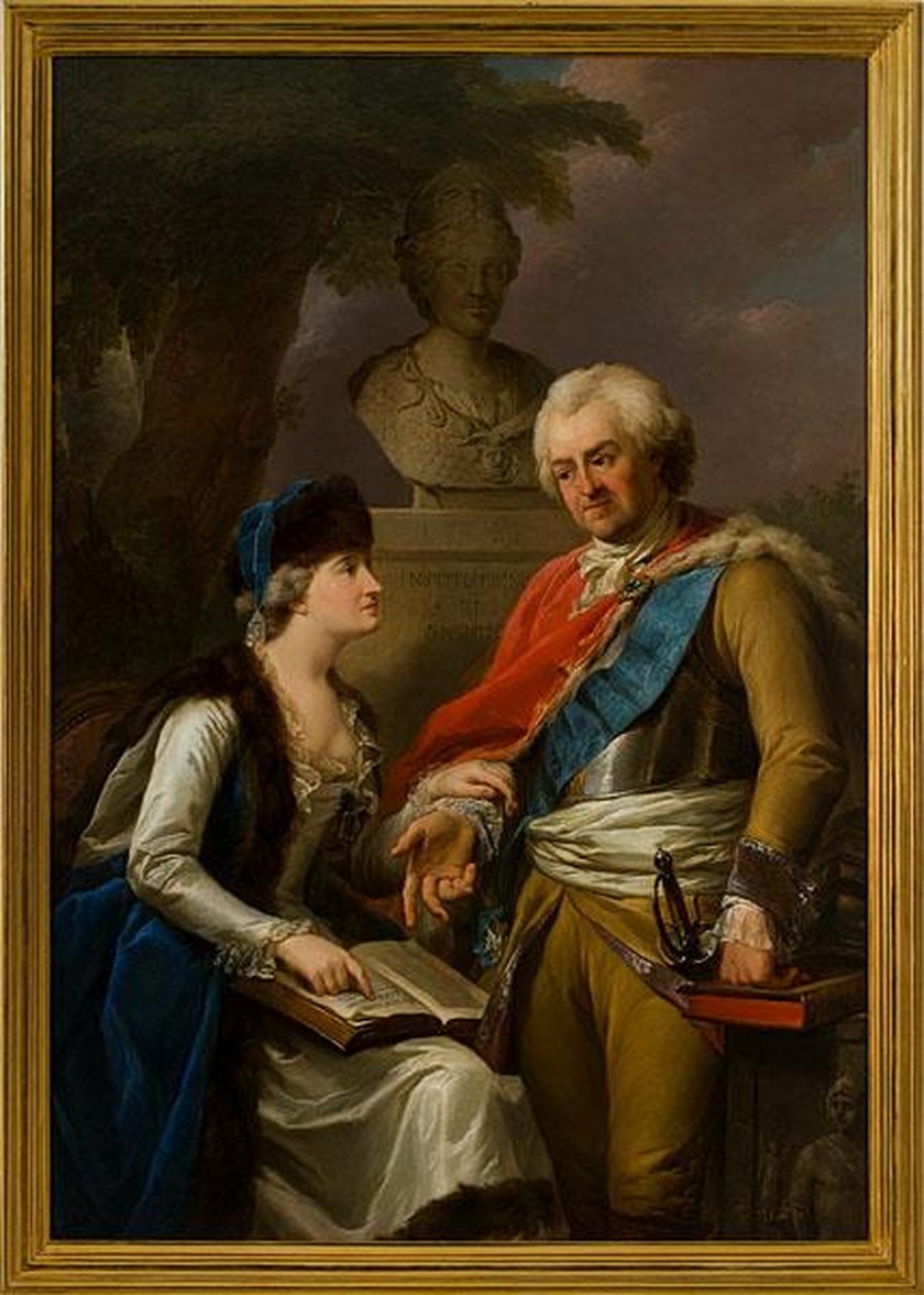 M. Bacciarelli, Portret Stanislawa i Konstancji Poniatowskich, ok. 1766 - 1771
