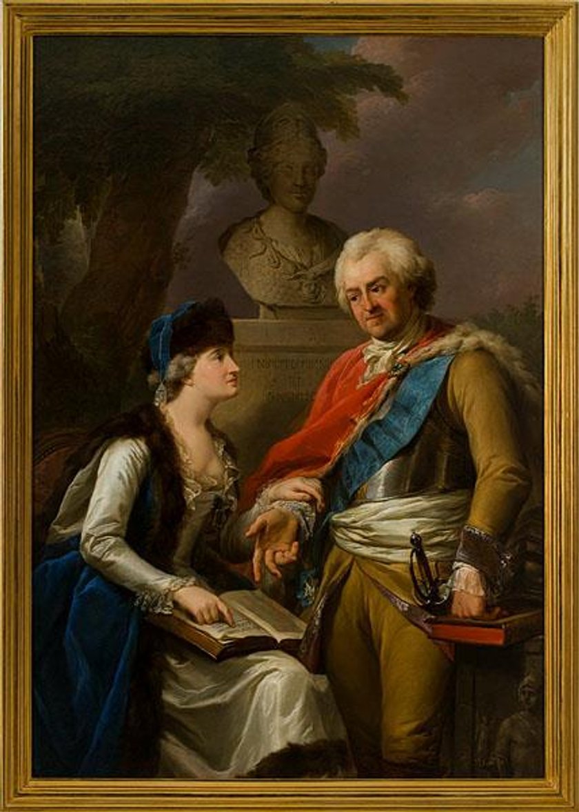 M. Bacciarelli, Portret Stanislawa i Konstancji Poniatowskich, ok. 1766 - 1771