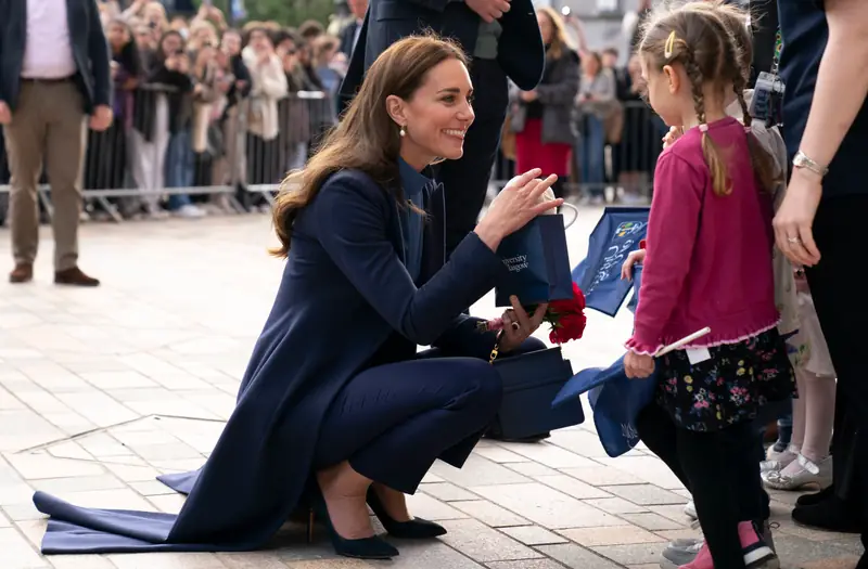 Księżna Kate spotkała się z dziećmi w Glasgow (11.05.2022)