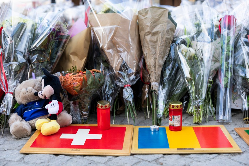 Odavanje počasti žrtvama požara u Kran-Montani