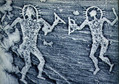 Astronauci w sztuce prehistorycznej