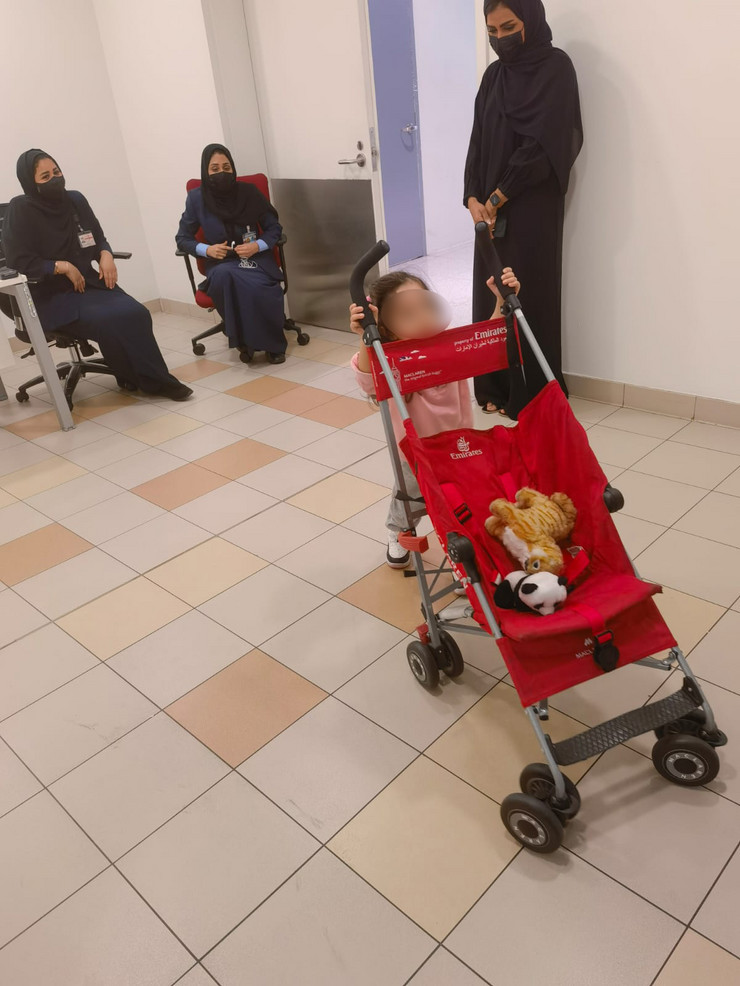 Ovako je mala Sara provodila dane u zatočeništvu na aerodromu u Dubaiju