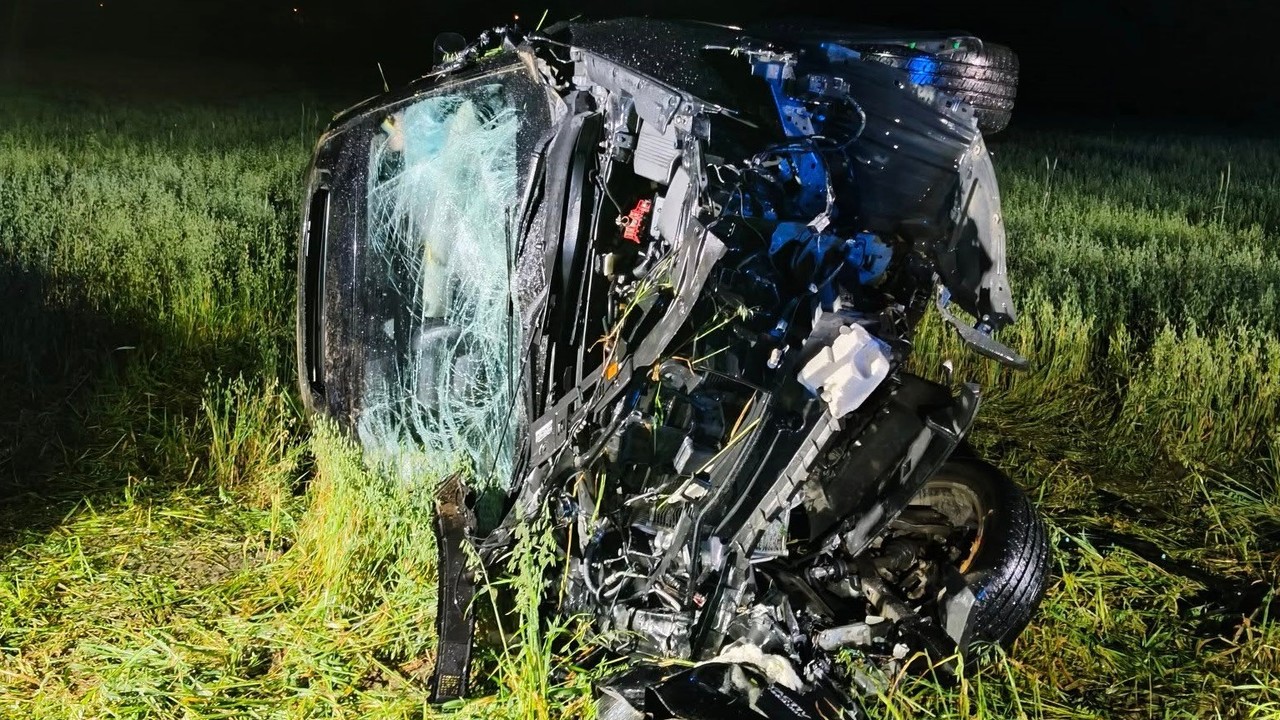 Wstrząsający wypadek na Podlasiu. Za kółkiem pijana kobieta w ciąży