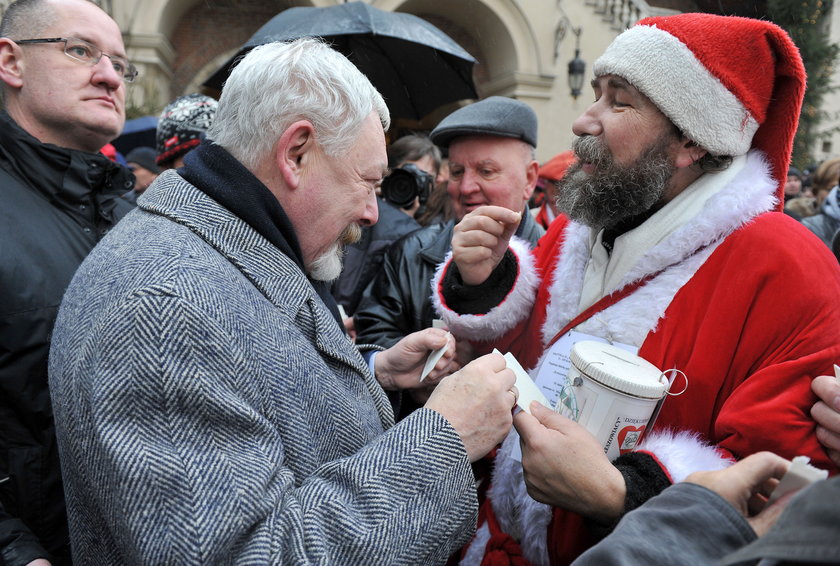 Opłatek krakowian na Rynku Głównym 