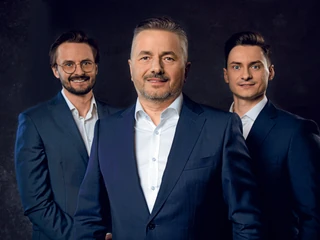 Od lewej: Mateusz Kolański, Jan Kolański, Łukasz Kolański.