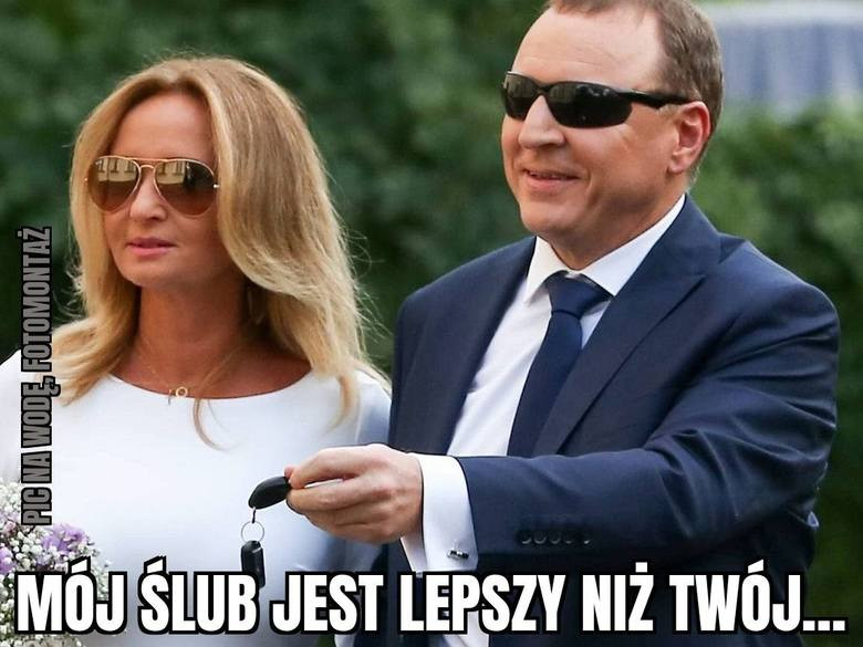 Jacek Kurski wziął drugi ślub. Internauci nie zawiedli. Memy o ślubie byłego prezesa TVP