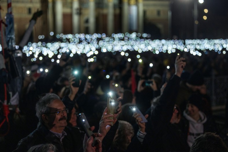 Protesty na Węgrzech, 16 lutego 2024 r.