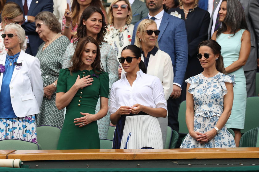 Księżna Kate i księżna Meghan na finale Wimbledonu