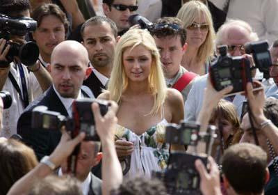 Paris Hilton w Cannes