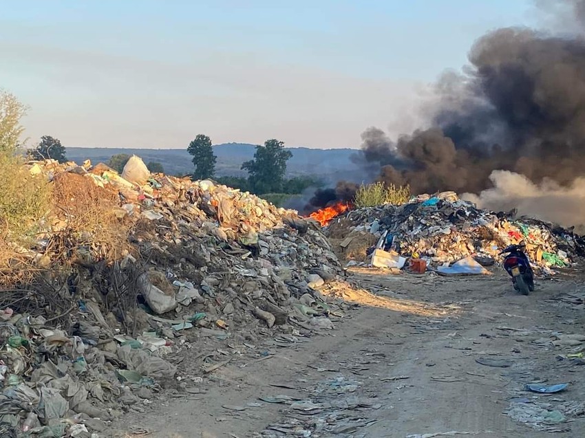 Bujanovac, požar na deponiji