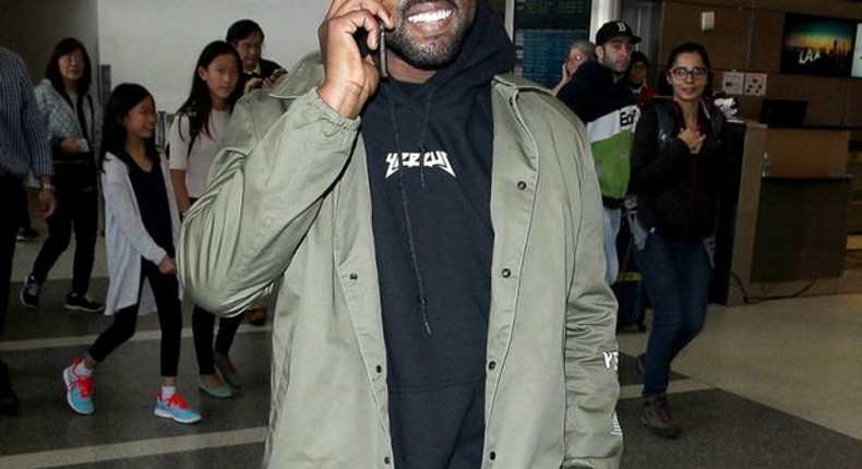 Kanye West at L.A.X