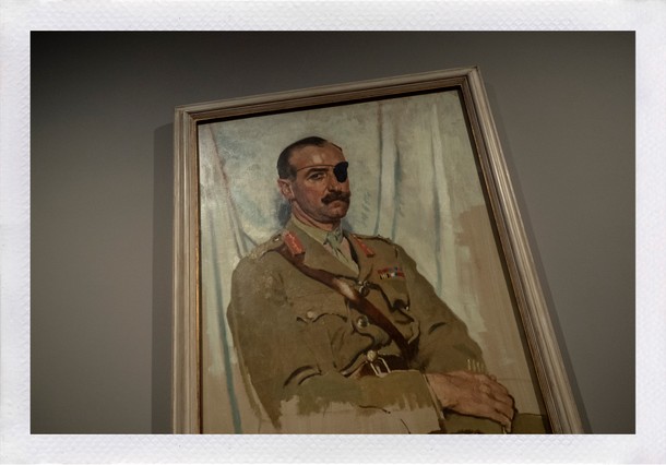 Sir Adrian Carton de Wiart, portret z czasów I Wojny Światowej