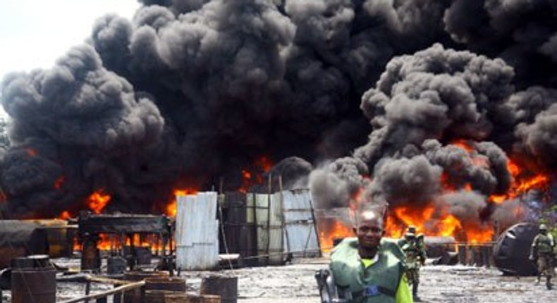 NSCDC destroys 4 illegal refineries in Edo