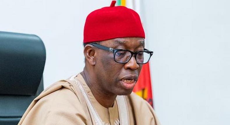 Delta State Governor, ifeanyi okowa. [Ripples]