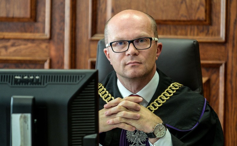 Sędzia Piotr Kluz podczas procesu odwoławczego Zygmunta M.