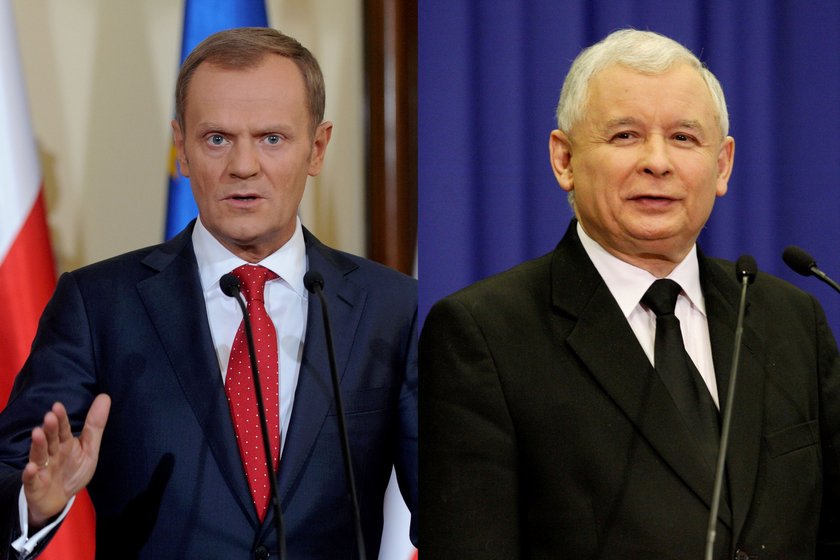 Donald Tusk i Jarosław Kaczyński