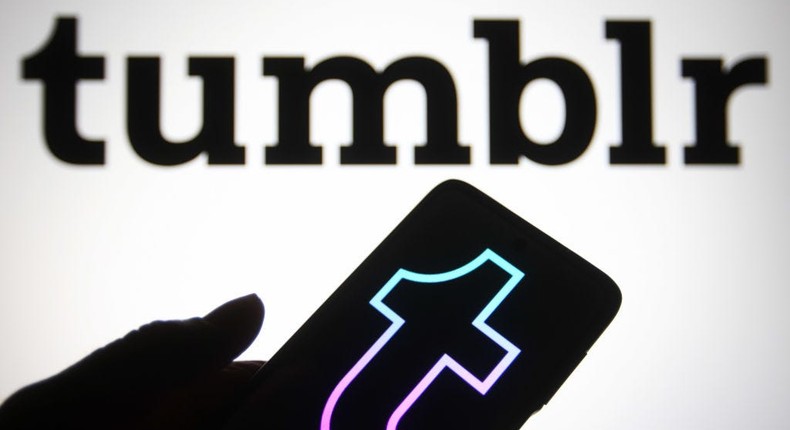 Tumblr will provide data from its users to help train AI models.SOPA Images