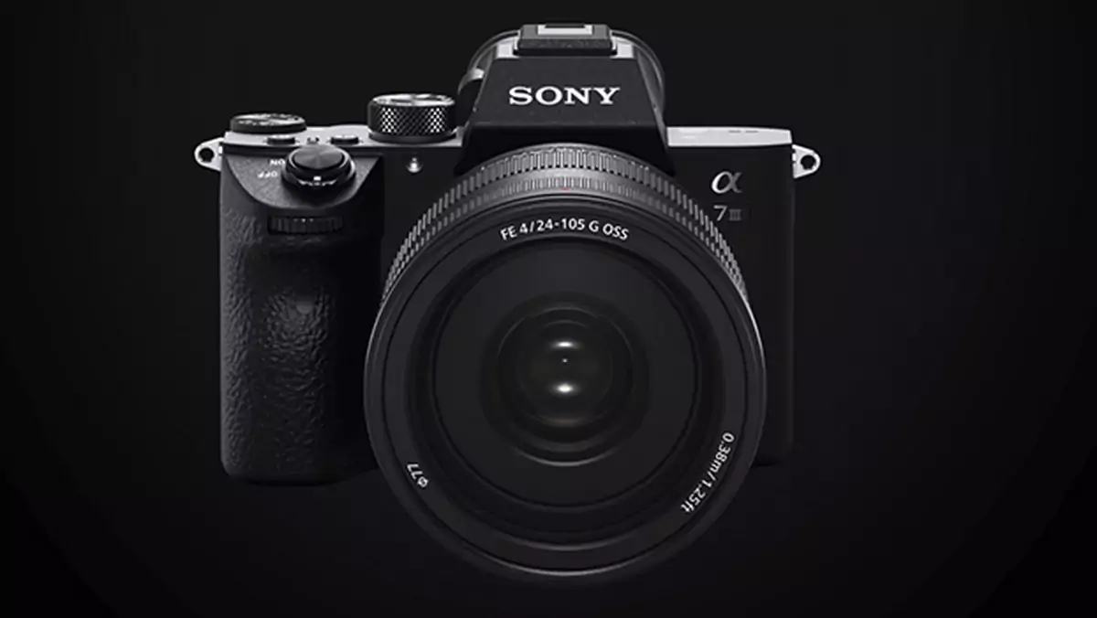 Bezlusterkowiec Sony A7 III z super szybkim AF i 4K